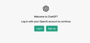 Login URl zu Chat GPT Oopen Ai 