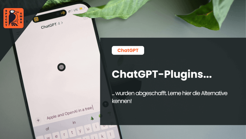 Beitragsbild zum Blogbeitrag über ChatGPT Plugins
