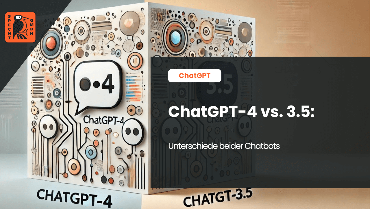 Beitragsbild zum Blogbeitrag über ChatGPT-4 vs. 3.5